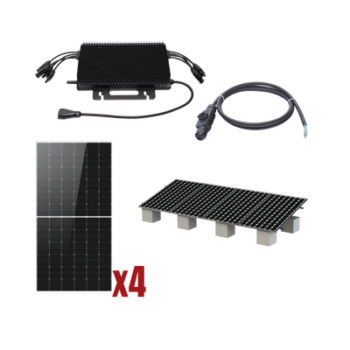Kit Solar Interconexion  / 2kW  220Vca / Microinversores HOYMILES / Montaje Incluido