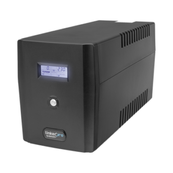 UPS 1500VA/900 W Pantalla LCD / Línea Interactiva 120Vca / 8 tomas 5-15R (6 Respaldadas) / Regulación de Voltaje / Protección RJ45