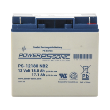 Batería 12V, 18AH, Para Respaldo, Tecnologías AGM/VRLA, Diseño De Vida Útil 5 Años, Terminales Tipo NB2, Listada UL, Libre De Mantenimiento