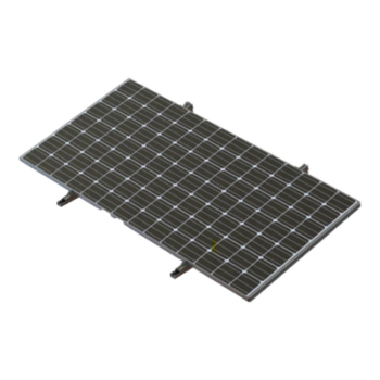 Montaje Fotovoltaico / Aluminio Anodizado / 1 Módulo 450-660W / Espesor 35-40 mm / Piso Concreto