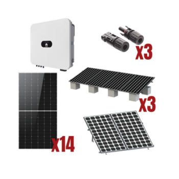 Kit Solar Interconexion  / 8kW  220Vca / Inversor HUAWEI/ Montaje Incluido