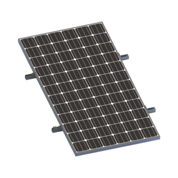 Kit De Minirieles Para Panel Solar Arreglo 1X1 Para Instalación Plano En Lámina
