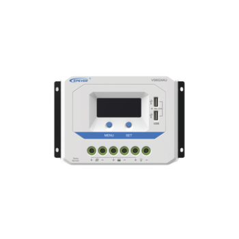 Controlador Solar PWM / 60A / 12/24V / Doble USB / Pantalla LCD / Tierra Positivo Común