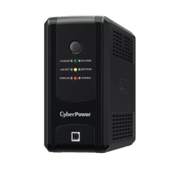 UPS de 750 VA/375 W, Topología Línea Interactiva, Entrada 120 Vca NEMA 5-15P, y 8 Salidas NEMA 5-15R, Puerto USB, Con Regulador de Voltaje (AVR)