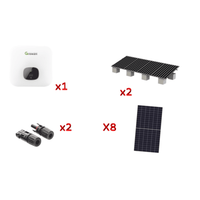 KIT SOLAR - Interconexión  GROWATT MIN5000KIT1