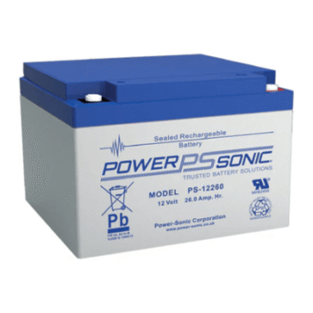 Batería 12V, 26AH, Para Respaldo, Tecnologías AGM/VRLA, 5 Años Vida Útil, Terminales M5, Reconocida UL