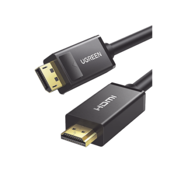 Cable DP Macho a HDMI Macho / Longitud 3 Metros (9.84 Pies) / Soporta 4K@30Hz / Soporta 3D / Cobre EstaÑado 28AWG / Blindaje Interno MÚltiple / TransmisiÓn Unidireccional / BotÓn de LiberaciÓn / Chip de Última GeneraciÓn