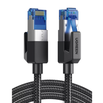 Cable Ethernet Cat8 Class F/FTP Redondo con Malla de Nylon 5 Metros (16.40 Pies)
