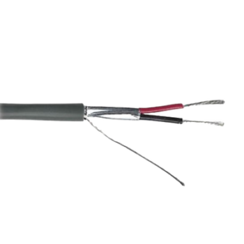 Cable de Control / Calibre 22 AWG / 2 Conductores / Blindado / 305 m (1000 ft) / Riser CMR / UL 1666 / Color Gris