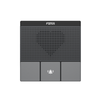 Mini Intercomunicador Wi-Fi para hotelería, hospitales, con diseño elegante, PoE, 3 botones, 1 relevador integrado de salida y entrada.