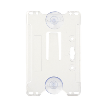 Porta tarjeta de plastico ABS / Transparente / Compatible con tarjetas ACCESSCARDEPC / PROCARDX o Formato CR80