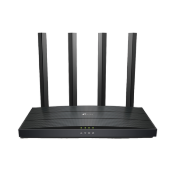 Router WiFi 6 AX 1500Mbps / MU-MIMO 2X2 y OFDMA / 1 Puerto WAN 10/100/1000 Mbps / 3 Puertos LAN 10/100/1000 Mbps / 4 Antenas / Conexión Inalámbrica OneMesh