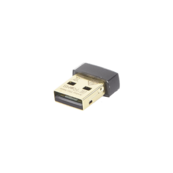 Mini Adaptador USB inalámbrico doble banda AC 600 Mbps, antena onmidireccional.