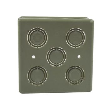 Caja Cuadrada  de 1/2" - 3/4" para PVC Conduti Pesado.