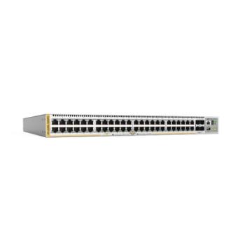 Switch L3 Stackable, 48x 10/100/1000-T PoE+, 4x SFP+, Fuente redundante integradas 740 Watts (TAA compliant version)