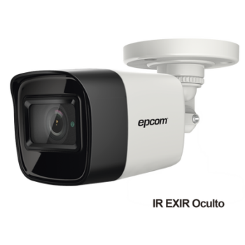 Bala TURBOHD 4K (8 Megapixel) / Gran Angular 102° / Lente 2.8 mm / Exterior IP67 / IR EXIR 30 mts / dWDR
