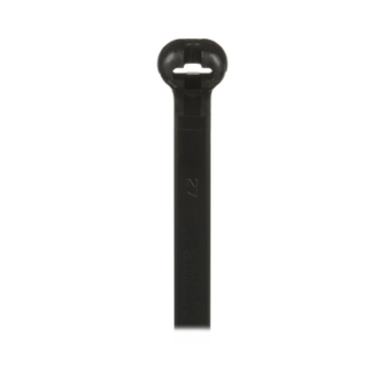 Cincho Dome-Top Nylon 6.6, 378mm largo x 7mm ancho, Color Negro. Paquete de 250 piezas