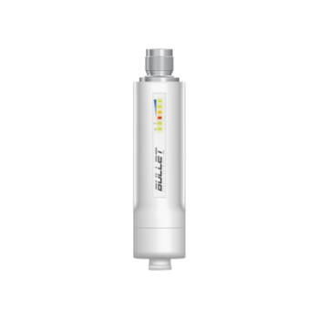 Radio airMAX Bullet-M2HP, hasta 100 Mbps, frecuencia de 2 GHz (2412 - 2472 GHz), No incluye adaptador PoE