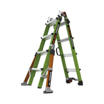Escalera Multi-Posiciones de 6.7 m (22') para Suelos Inclinados o con Desniveles.