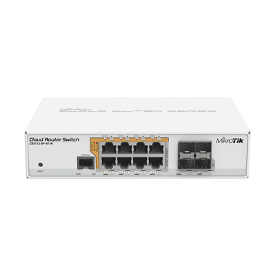 Switches PoE  MIKROTIK CRS112-8P-4S-IN