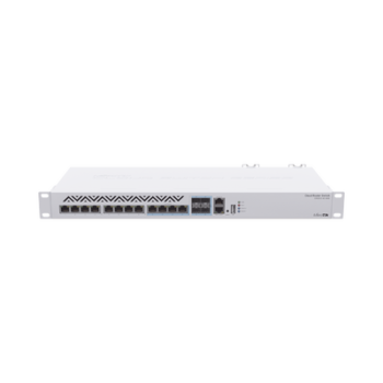 (CRS312-4C+8XG-RM) Cloud Router Switch 8 Puertos 10G RJ45, 4 compartidos RJ45/SFP+