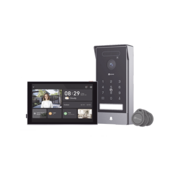 Video Portero Inteligente / 4K UHD / Wi-Fi 6 Dual Band / Reconocimiento de Venas de Palma y Facial / Monitor Táctil 8" / Visión Nocturna Color / IP65