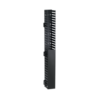 Organizador Vertical IN-Cabinet, Sencillo (Solo Frontal), Para Uso Con Gabinetes Panduit, Montaje Lateral en Riel de Rack, 40 UR, 1.95 in de Ancho, Color Negro