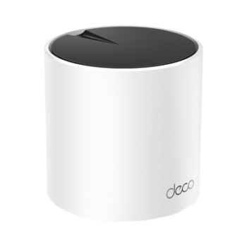 Router Inalámbrico MESH Interior para Hogar / Doble Banda Wi-Fi 6 AX3000 Mbps / 3 Puerto Gigabit WAN/LAN / 2 Antenas Internas / Administración Mediante la App Deco (iOS, Android) / Protección HomeShield