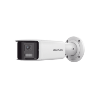 [FlexVu] [PROTECCIÓN ACTIVA] Bala IP 4 Megapixel / 2 Lentes de Lente 2.8 mm (Imagen Panorámica 180°) / 40 mts IR / Exterior IP67 / Luz Intermitente y Alerta de Audio / Audio Bidireccional / ACUSENSE / WDR 120 dB / Micro SD