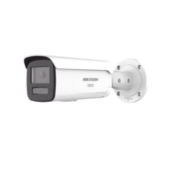 [Dual Light + ColorVu 3.0 + HikAI] Bala IP 4 Megapixel / Lente 4 mm / 60 mts IR + Luz Blanca / Exterior IP67 / Estrobo Luz Blanca / WDR 130 dB / ACUSENSE 3.0 / Metal / NEMA 4X / ACUSEEK