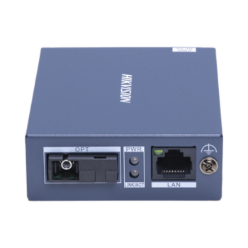 Convertidor Fibra Óptica / Receptor / Monomodo (RX) / 1 Puerto SFP (SC) 100 Mbps / 1 Puerto RJ45 10/100 Mbps / HASTA 20 KM / Plug and Play