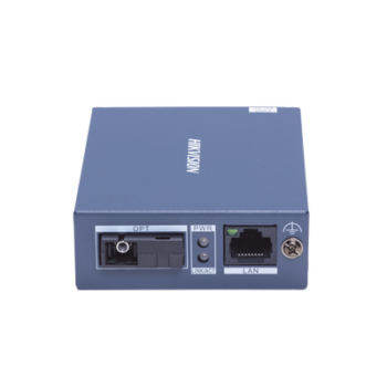 Convertidor de medios UTP/FIBRA ÓPTICA (RX) / 1000 Mbps / Monomodo / Hasta 3 KM / CONECTOR SC