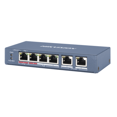 Switches PoE  HIKVISION DS-3E0106HP-E