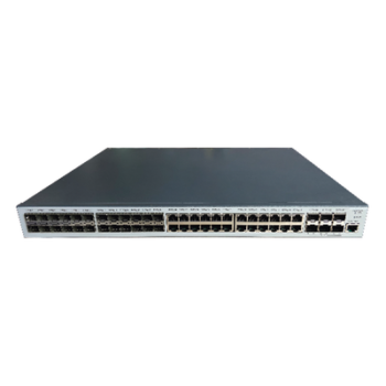 Switch Gigabit / Administrable Capa 3 / 24 puertos 10/100/1000 Mbps + 24 puertos SFP / 6 puertos SFP+ 10 G de Uplink.