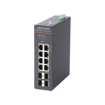 Switches PoE  HIKVISION DS-3T1512HP-SI-8P4F