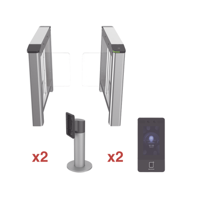 Puertas de Cortesía  HIKVISION DS-K3B220-KIT