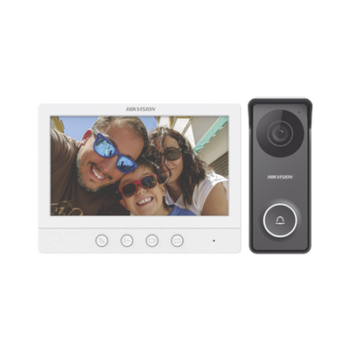 Kit de Videoportero TurboHD con Pantalla LCD a Color de 7" / Frente de Calle para Exterior de Metal / 720p (1 Megapíxel )117° de Visión (Gran Angular)