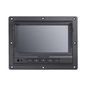 Monitor Táctil (Touch) y Botones de 7" LCD /  Compatible con DVR Móvil HIKVISION / Conector Tipo Aviación