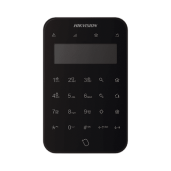 (AX PRO) Teclado Inalámbrico con Pantalla LCD para Armado y Desarmado / Color Negro / Funciones de Automatización para control de Relevadores