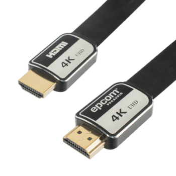 Cable HDMI de 10 Metros (32.81 Pies) | Alta Definición | Versión 2.0 | Alta Velocidad 18Gbps | 4K@60Hz | Conectores Chapados en Oro | Tipo Plano