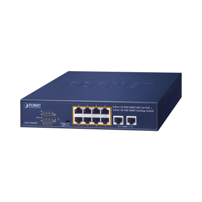 Switches PoE  PLANET GSD-1008HP