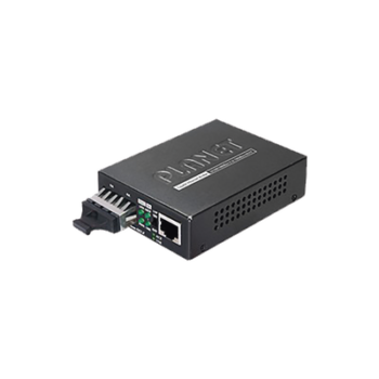 Convertidor de Medios 1000 Mbps UTP/Fibra Óptica Mono-Modo Hasta 20 Km, Conector SC
