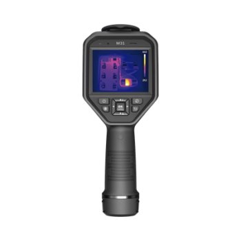 M31 - Cámara Termográfica Portátil Dual / Lente Térmico 9.7 mm (384 x 288) / Lente Óptico (8 Megapixel) / WiFi / IP54 / Ranura MicroSD hasta 64 Gb  / Hasta 5 Horas de Funcionamiento Continuo