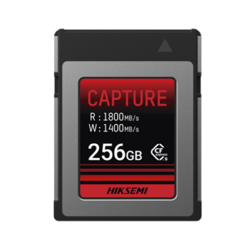 Memoria CFexpress Tipo B / 256 GB / 1800 MB/s Lectura / 1400 MB/s Escritura / Video 8K / PCIe Gen 3×2