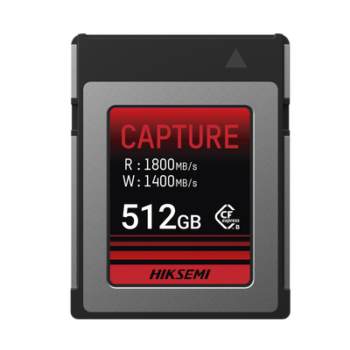 Memoria CFexpress Tipo B / 512 GB / 1800 MB/s Lectura / 1700 MB/s Escritura / Video 8K / PCIe Gen 3×2