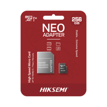 Memoria microSD con Adaptador / 256 GB / Clase 10 / NAND TLC / 92 MB/s Lectura / Multipropósito