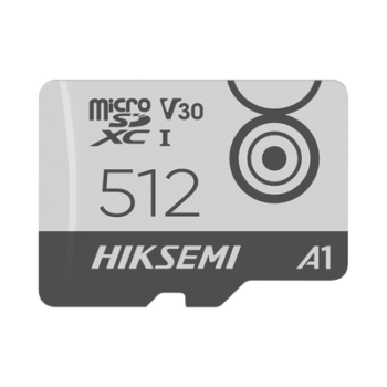 MicroSD HIKSEMI CITY GO / 512 GB / 100 MB/s Lectura / 85 MB/s Escritura / Clase 10 U3 V30 / TLC NAND / Especializada Para Videovigilancia Móvil 24/7