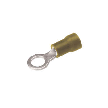 Zapata Terminal de Ojillo  para Tornillo 5/16 in (8 mm)/ Calibre 12-10 AWG / Con Aislamiento de Vinilo.