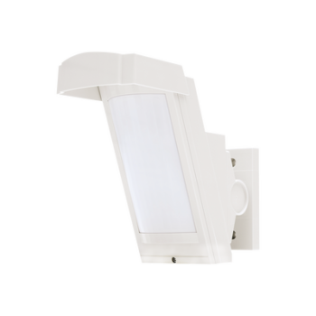 Detector PIR Exterior / Inalámbrico a Batería / 12 m y 85° / 94 Zonas / Antimascara / IP55