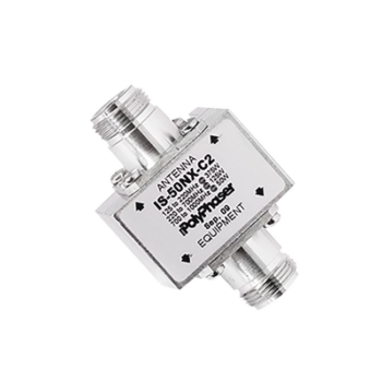 Protector Coaxial RF / 125-1000 MHz / 50 Ω / Conectores N Hembra / Ceja Lateral / 50 kA